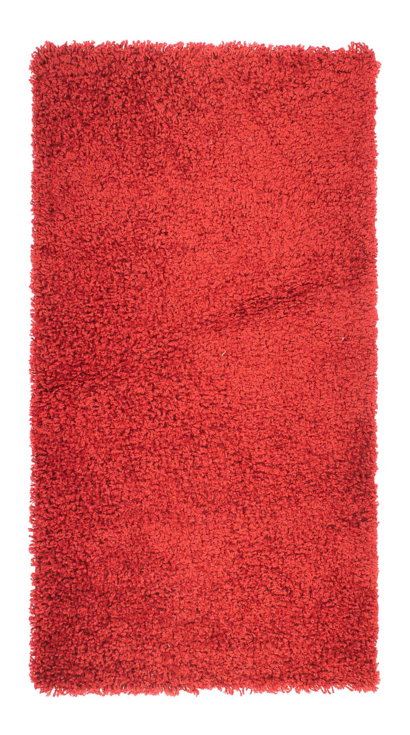 High-Pile Rug - 110 x 60 cm - red