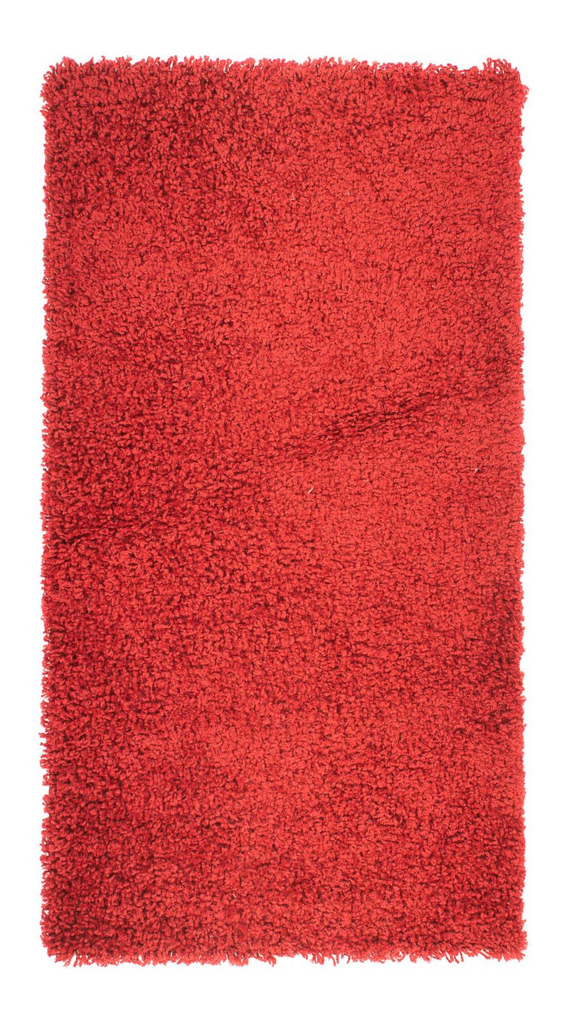 High-Pile Rug - 110 x 60 cm - red