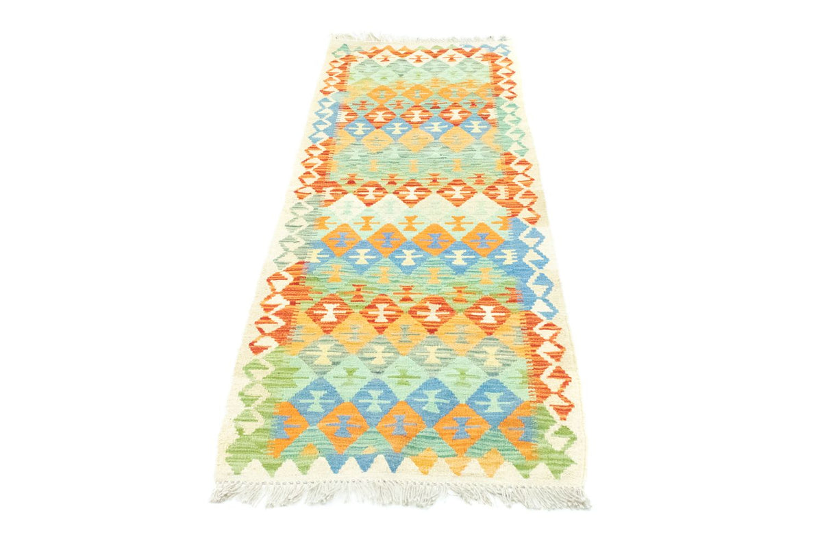 Runner Kelim Rug - Oriental - 197 x 64 cm - colorful