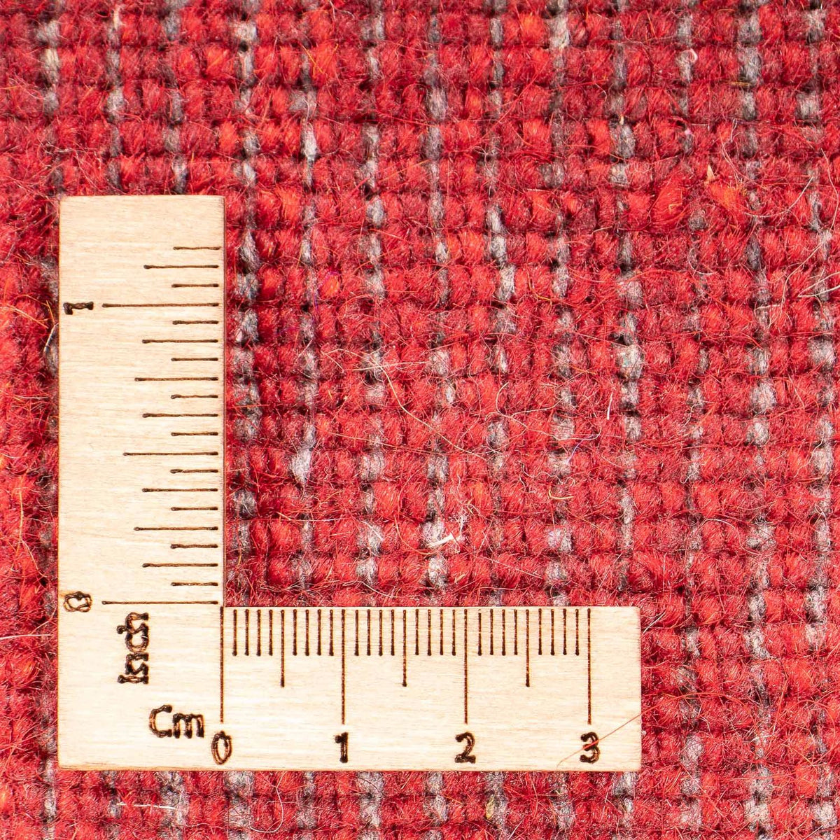 Runner Gabbeh Rug - Loribaft Indus - 107 x 47 cm - red