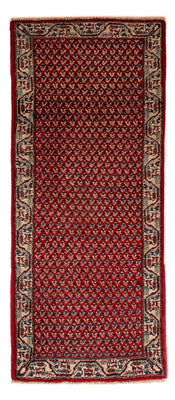 Runner Perser Rug - Mir - 203 x 77 cm - dark red