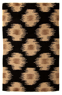 Wool Rug - 235 x 150 cm - dark blue
