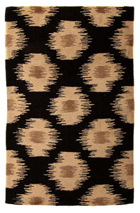 Wool Rug - 235 x 150 cm - dark blue