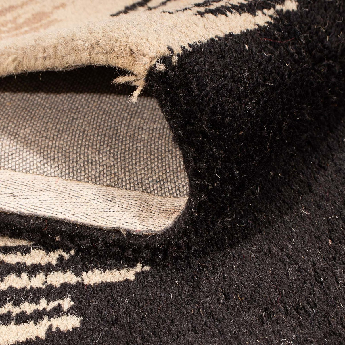 Wool Rug - 235 x 150 cm - dark blue