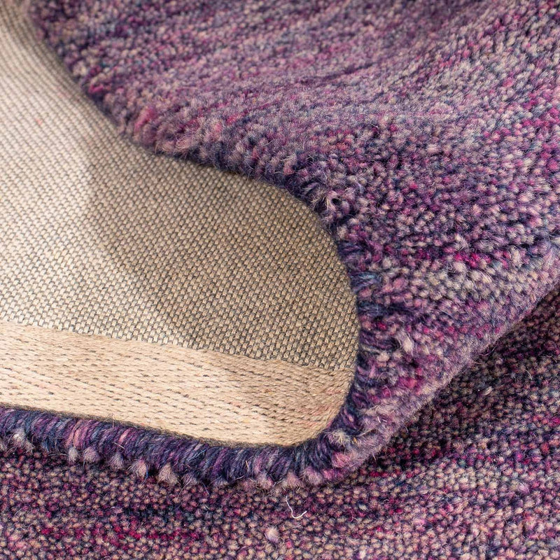 Wool Rug - 202 x 143 cm - purple