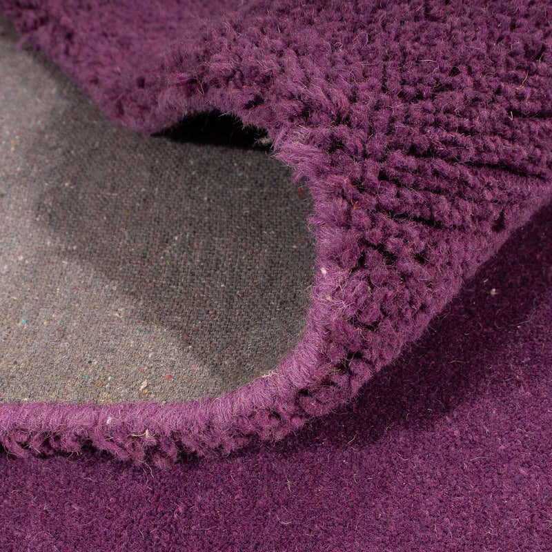 Wool Rug - 227 x 155 cm - purple