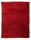 High-Pile Rug - 217 x 154 cm - dark red