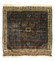 Afghan Teppich 80x80cm - Orientteppich