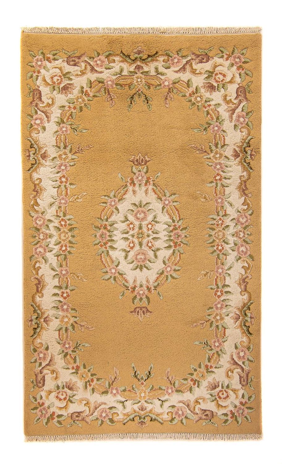 Runner Chinese Rug - 223 x 125 cm - gold