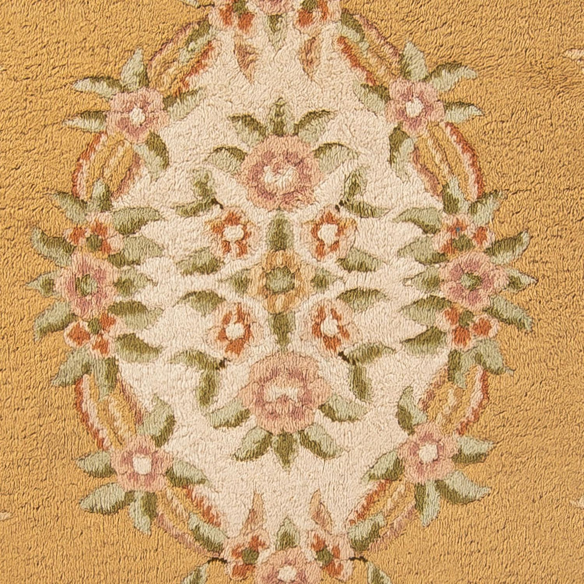 Runner Chinese Rug - 223 x 125 cm - gold