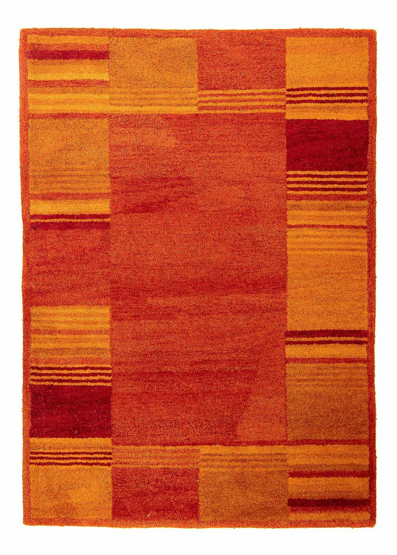 Wool Rug - 195 x 140 cm - rust