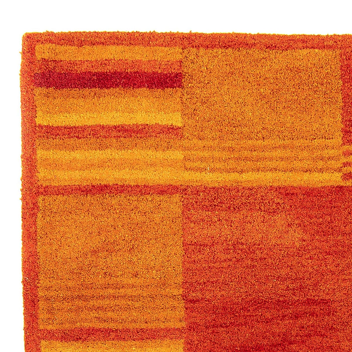 Wool Rug - 195 x 140 cm - rust