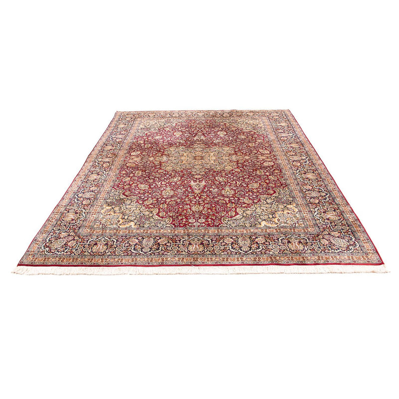 Silk Rug - Kashmir Silk - 306 x 208 cm - dark red