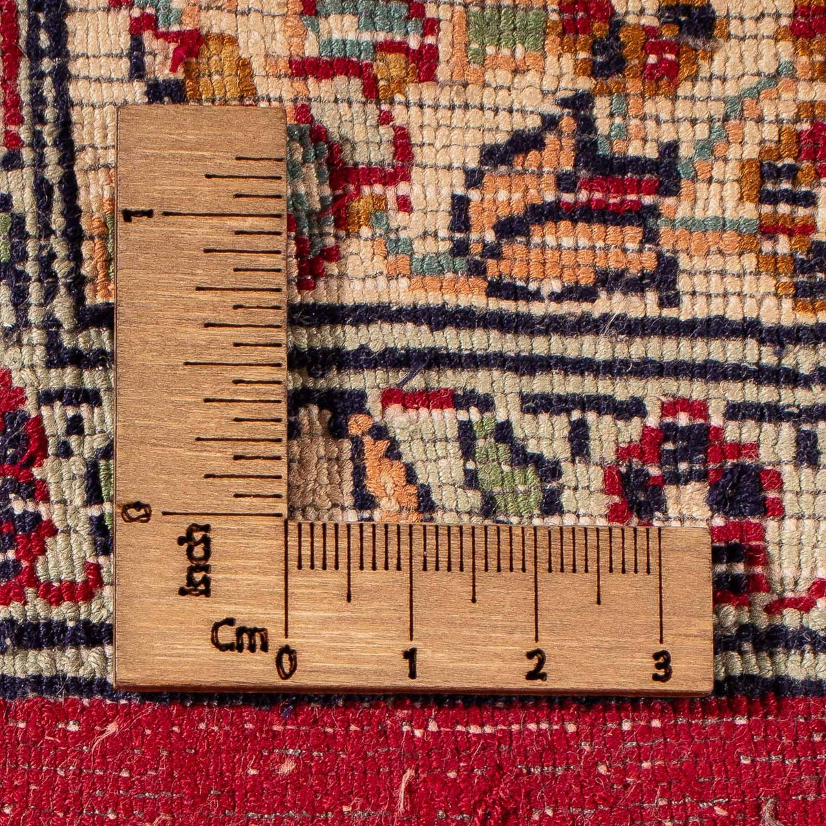 Silk Rug - Kashmir Silk - 306 x 208 cm - dark red