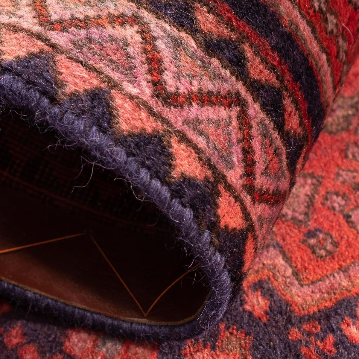 Perser Rug - Nomadic - 97 x 56 cm - light red