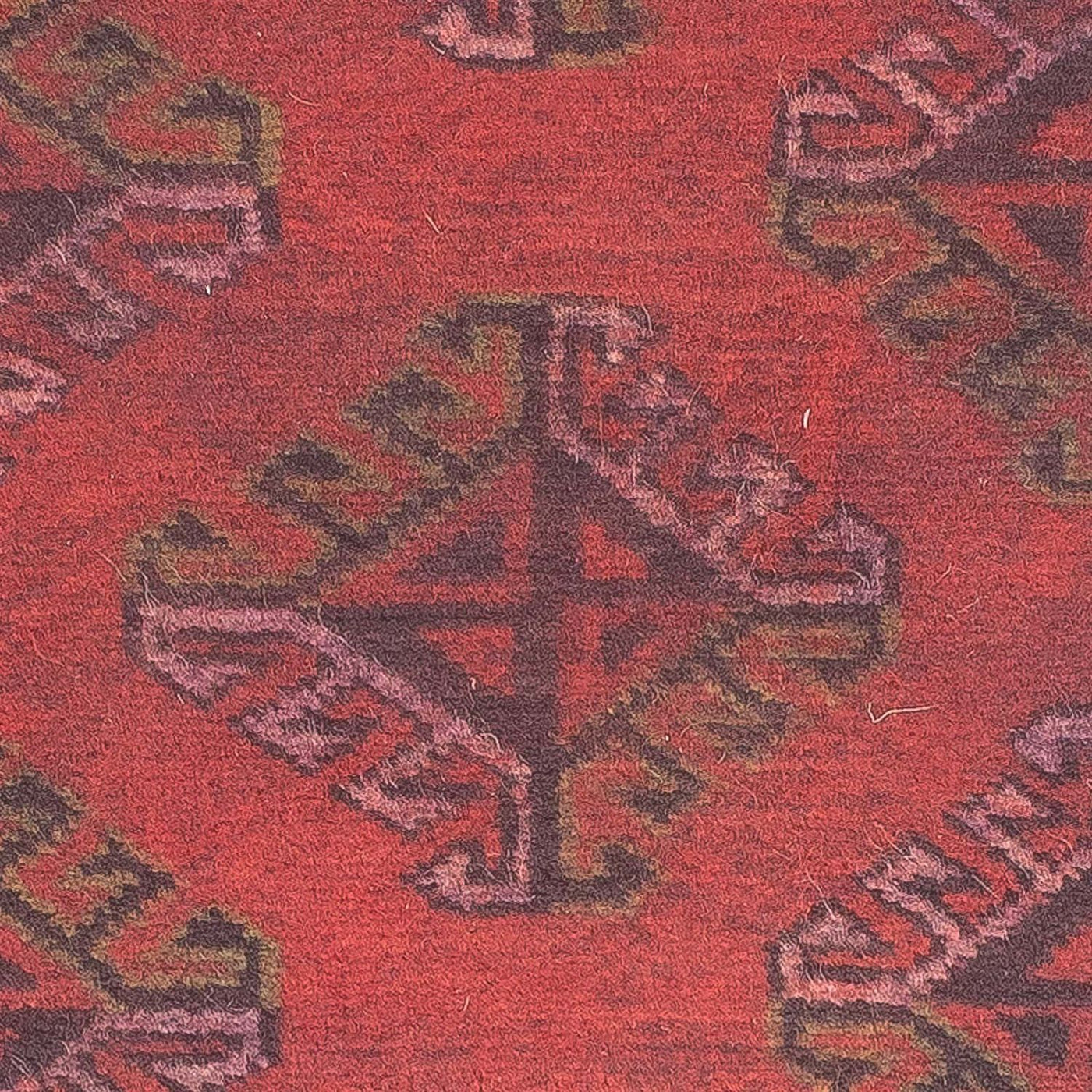 Orientteppich 84 x 66 cm - dunkelrot
