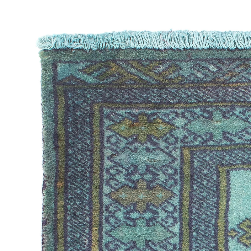 Pakistani Rug - 92 x 64 cm - light blue