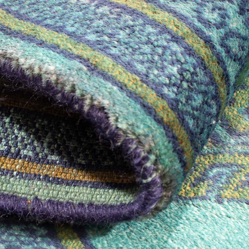 Pakistani Rug - 92 x 64 cm - light blue