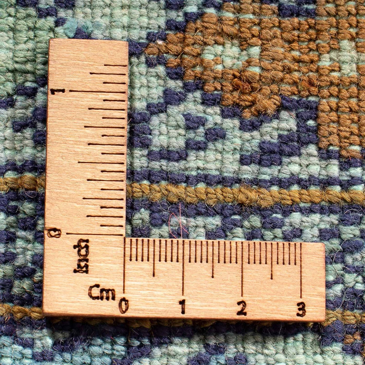 Pakistani Rug - 92 x 64 cm - light blue