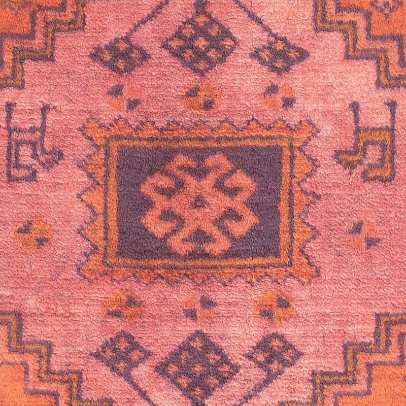 Turkaman Rug - 80 x 67 cm - light red