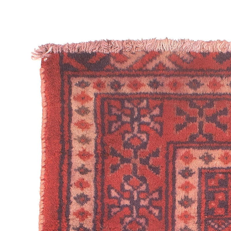 Turkaman Rug - 86 x 57 cm - dark red