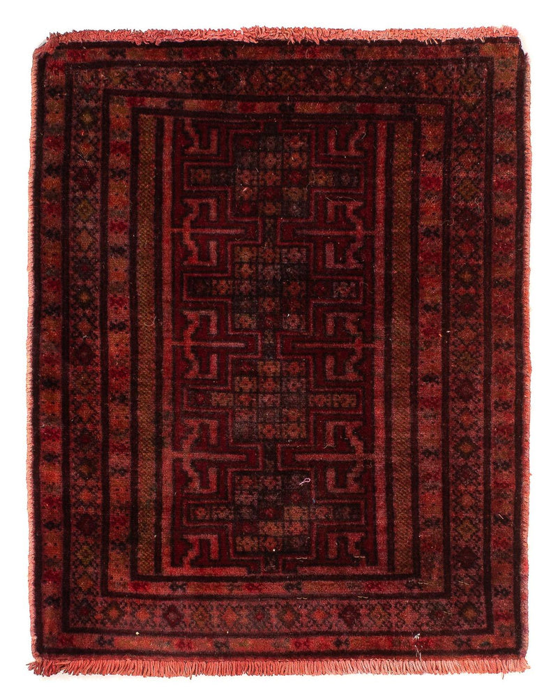 Pakistani Rug - 76 x 56 cm - light red