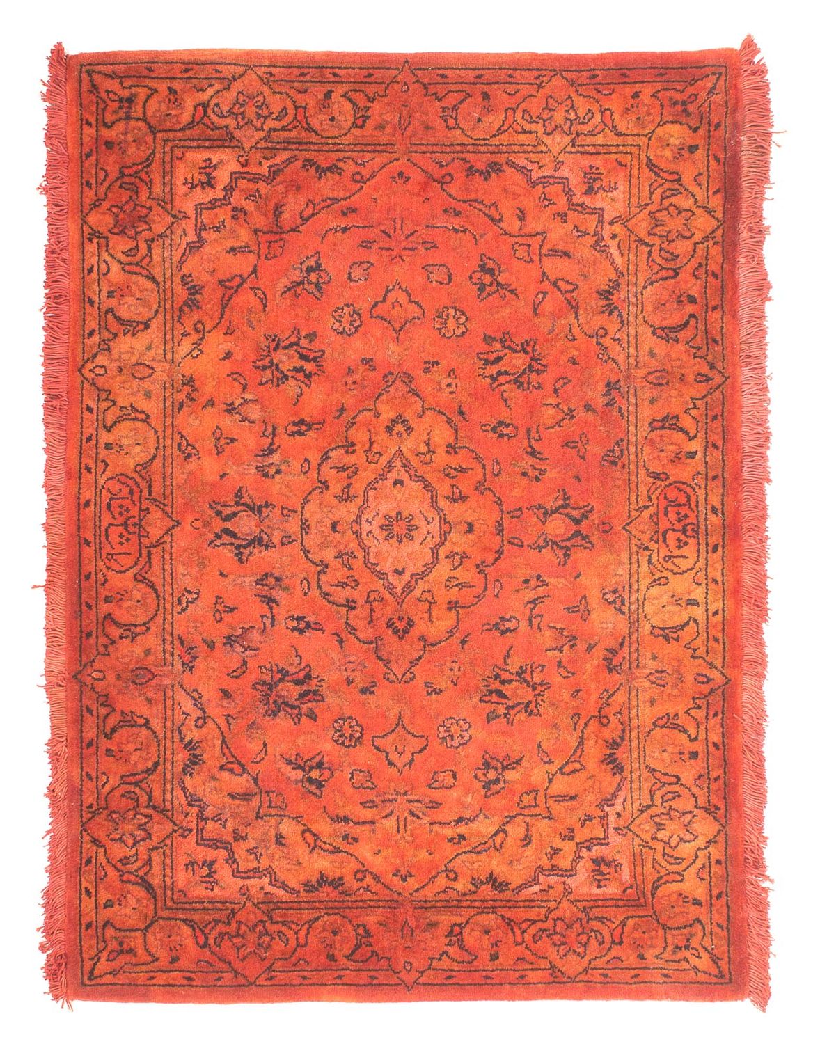 Perser Rug - Keshan - 95 x 70 cm - rust