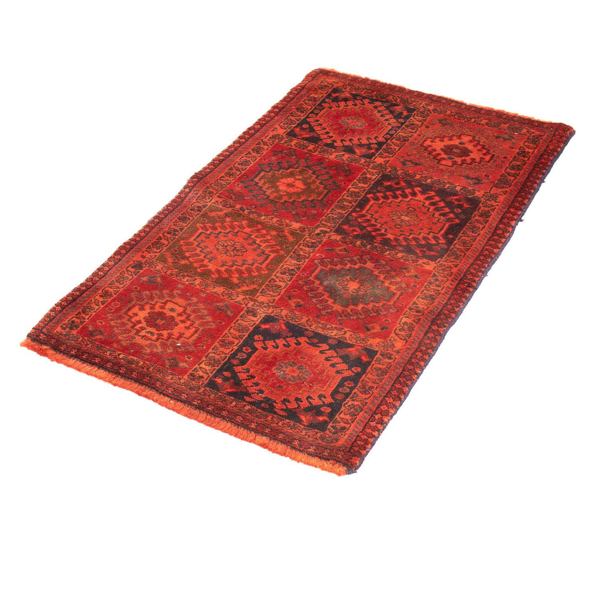 Perser Rug - Nomadic - 100 x 60 cm - dark red