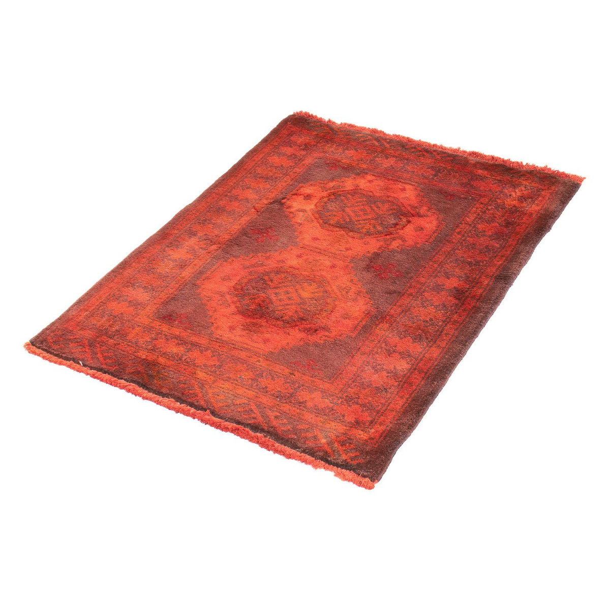 Turkaman Rug - 86 x 70 cm - rust