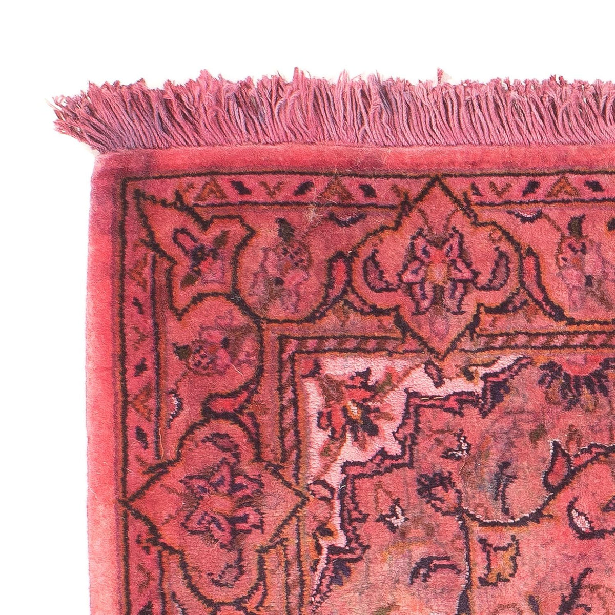 Perser Rug - Keshan - 98 x 70 cm - light red