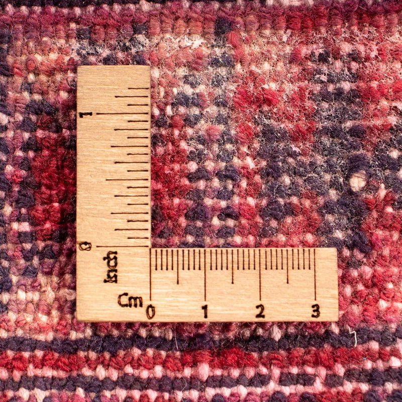 Turkaman Rug - 82 x 61 cm - dark red