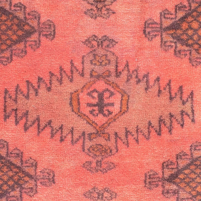 Turkaman Rug - 84 x 62 cm - light red