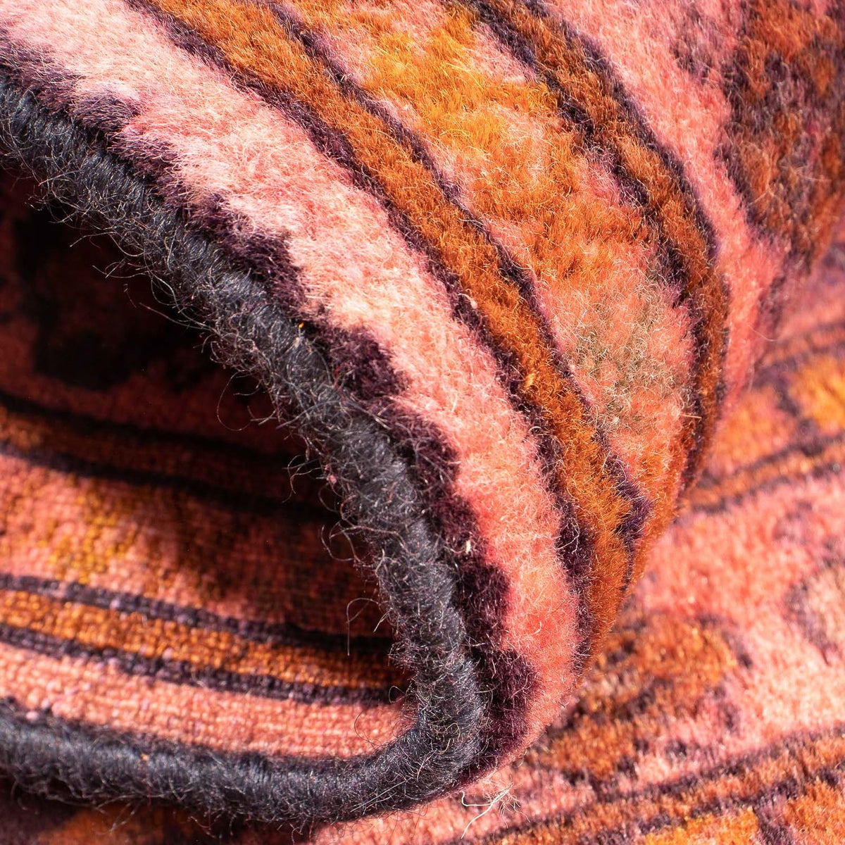 Turkaman Rug - 84 x 62 cm - light red