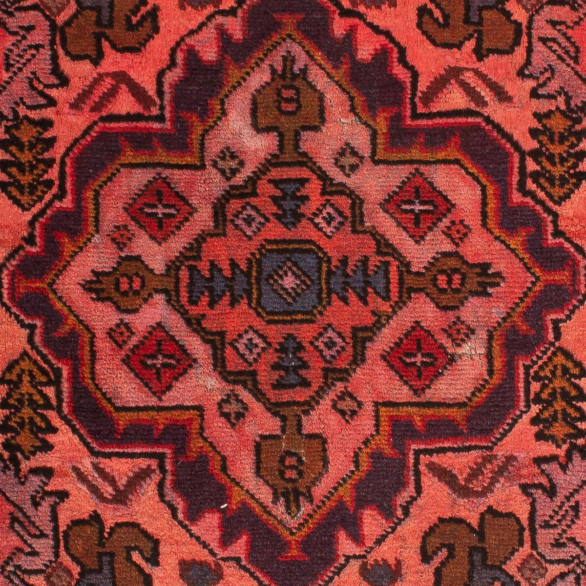 Perser Rug - Nomadic - 100 x 66 cm - light red
