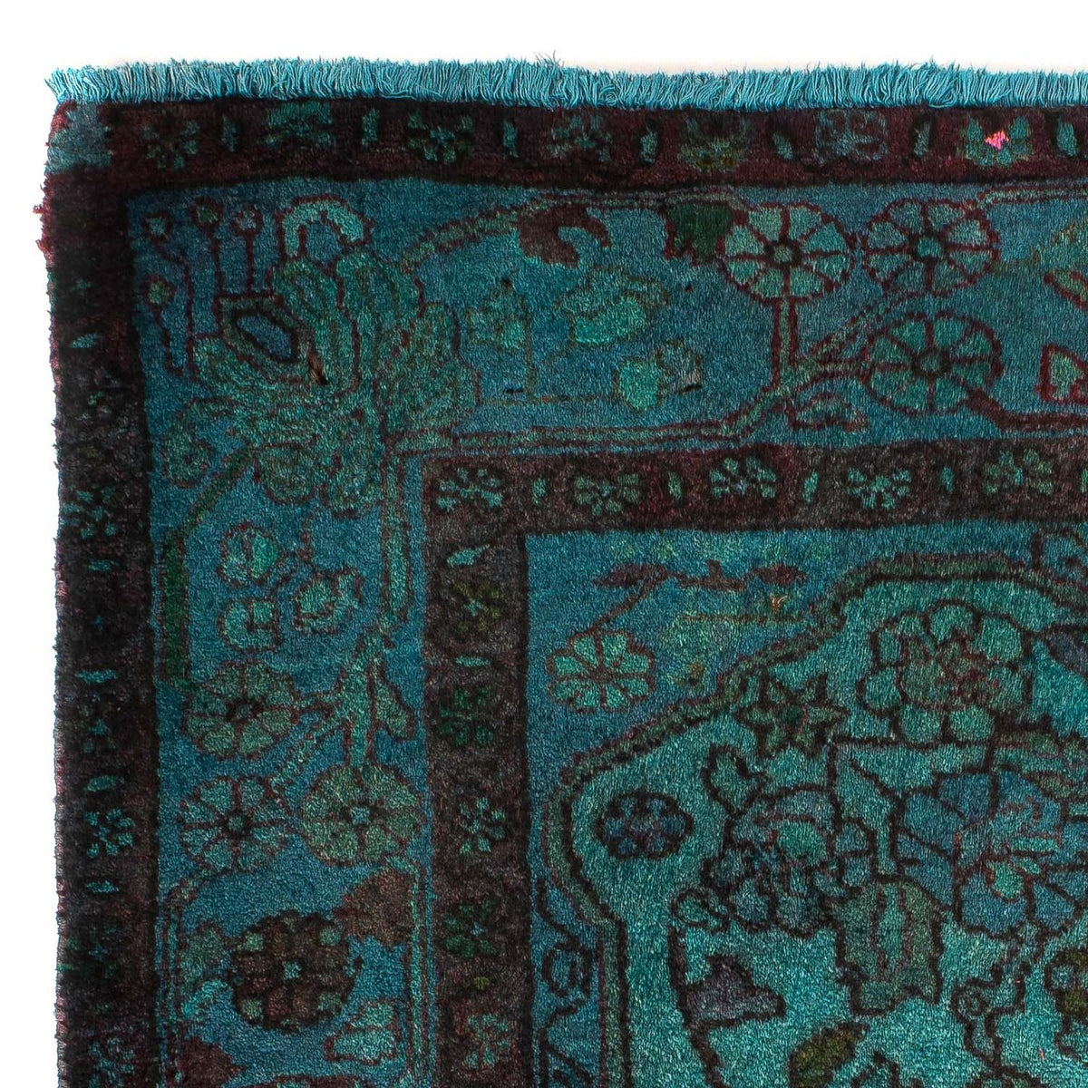 Perser Rug - Nomadic - 119 x 91 cm - light blue