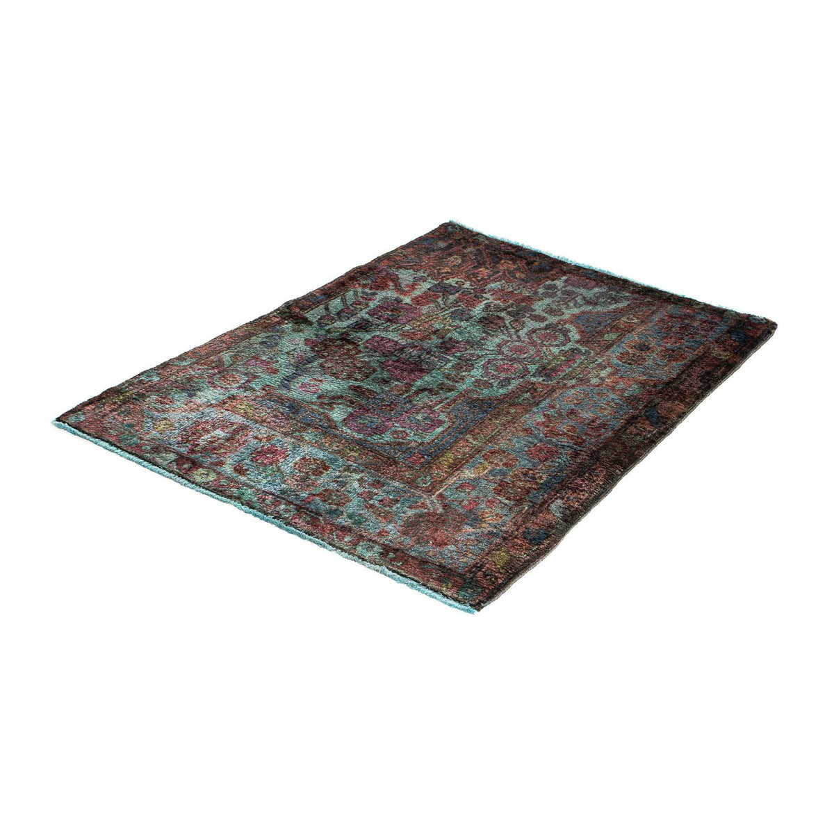 Perser Rug - Nomadic - 111 x 80 cm - light blue