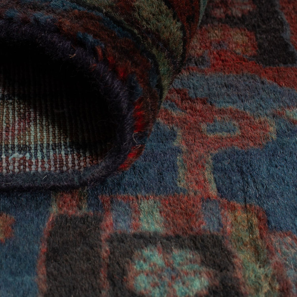 Perser Rug - Nomadic - 134 x 95 cm - dark blue