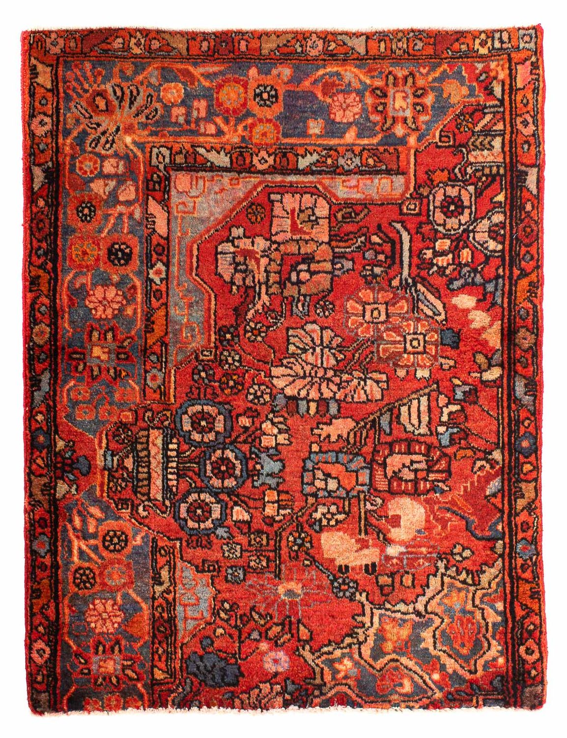 Perser Rug - Nomadic - 115 x 89 cm - red