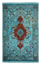 Orientteppich 124 x 77 cm - türkis