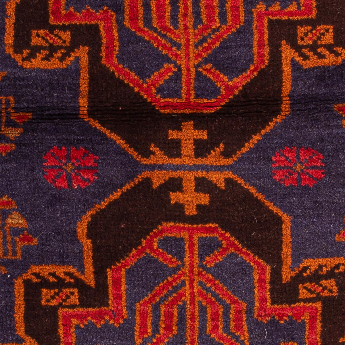 Belutsch Rug - 133 x 76 cm - dark blue