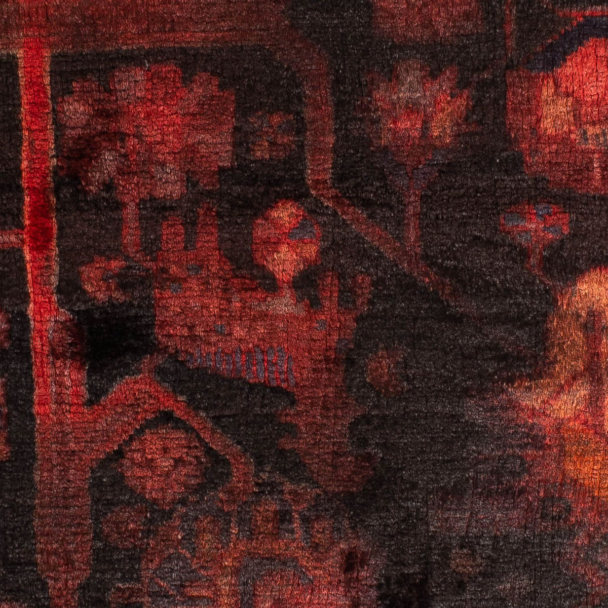 Perser Rug - Nomadic - 143 x 102 cm - dark red