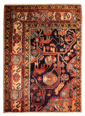 Perser Rug - Nomadic - 120 x 88 cm - multicolored