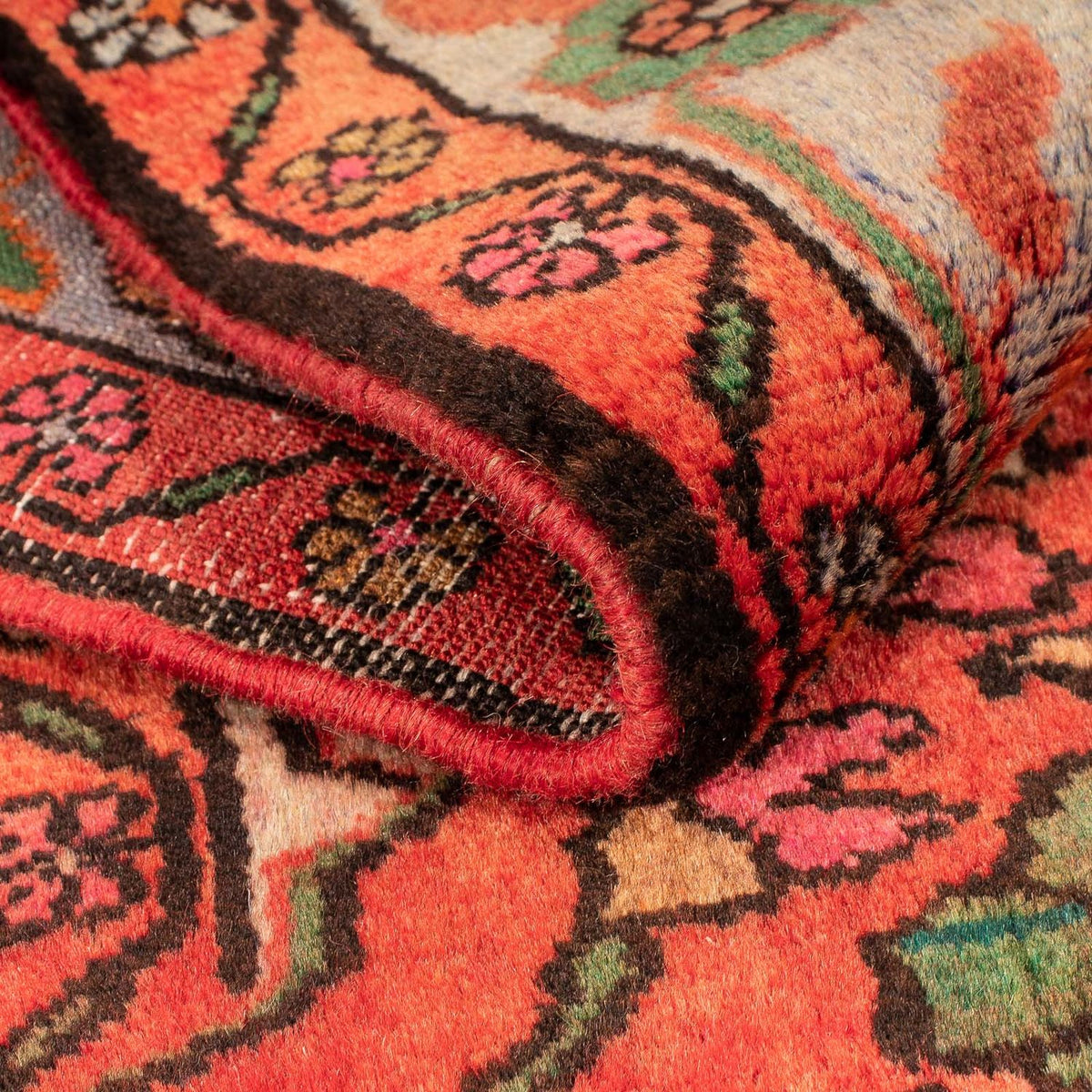 Perser Rug - Nomadic - 124 x 80 cm - light red