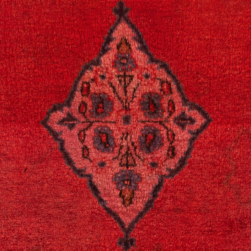 Orientteppich 124 x 63 cm - dunkelrot