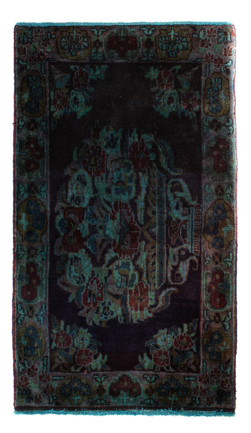 Perser Rug - Keshan - 117 x 65 cm - dark blue