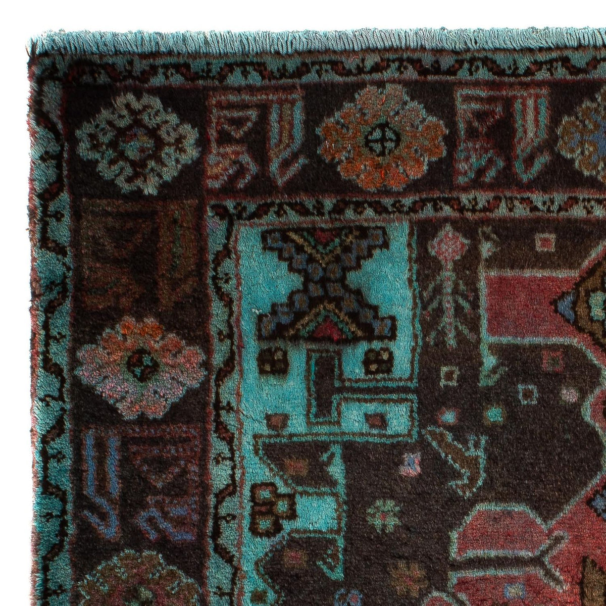 Perser Rug - Nomadic square  - 108 x 101 cm - multicolored
