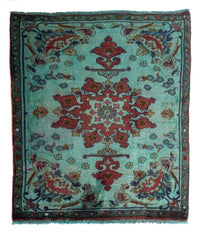 Perser Rug - Classic square  - 105 x 104 cm - light blue