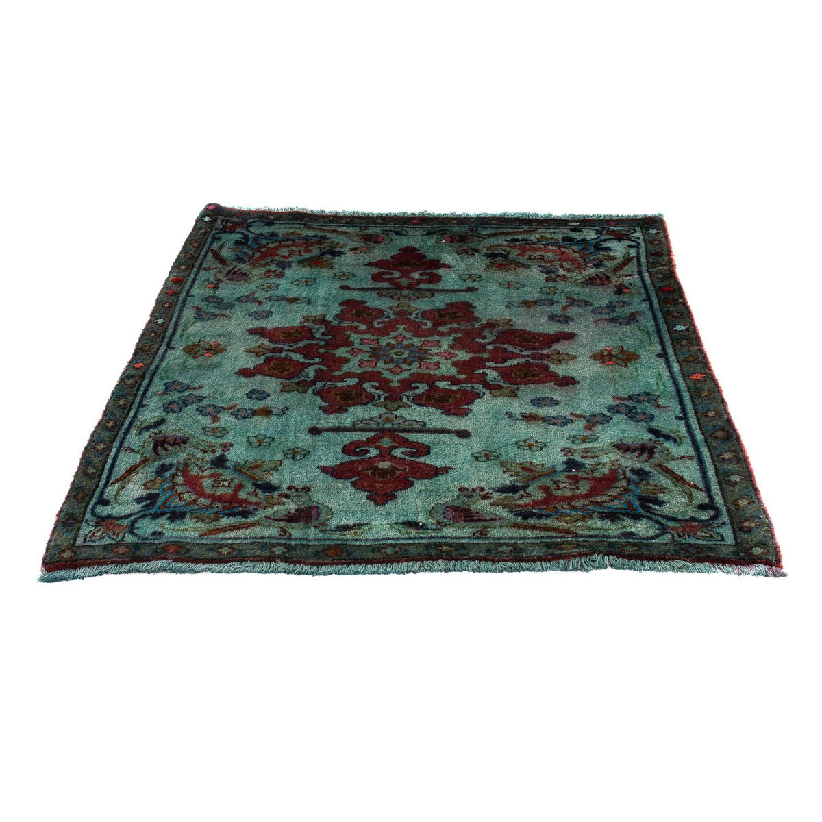 Perser Rug - Classic square  - 105 x 104 cm - light blue