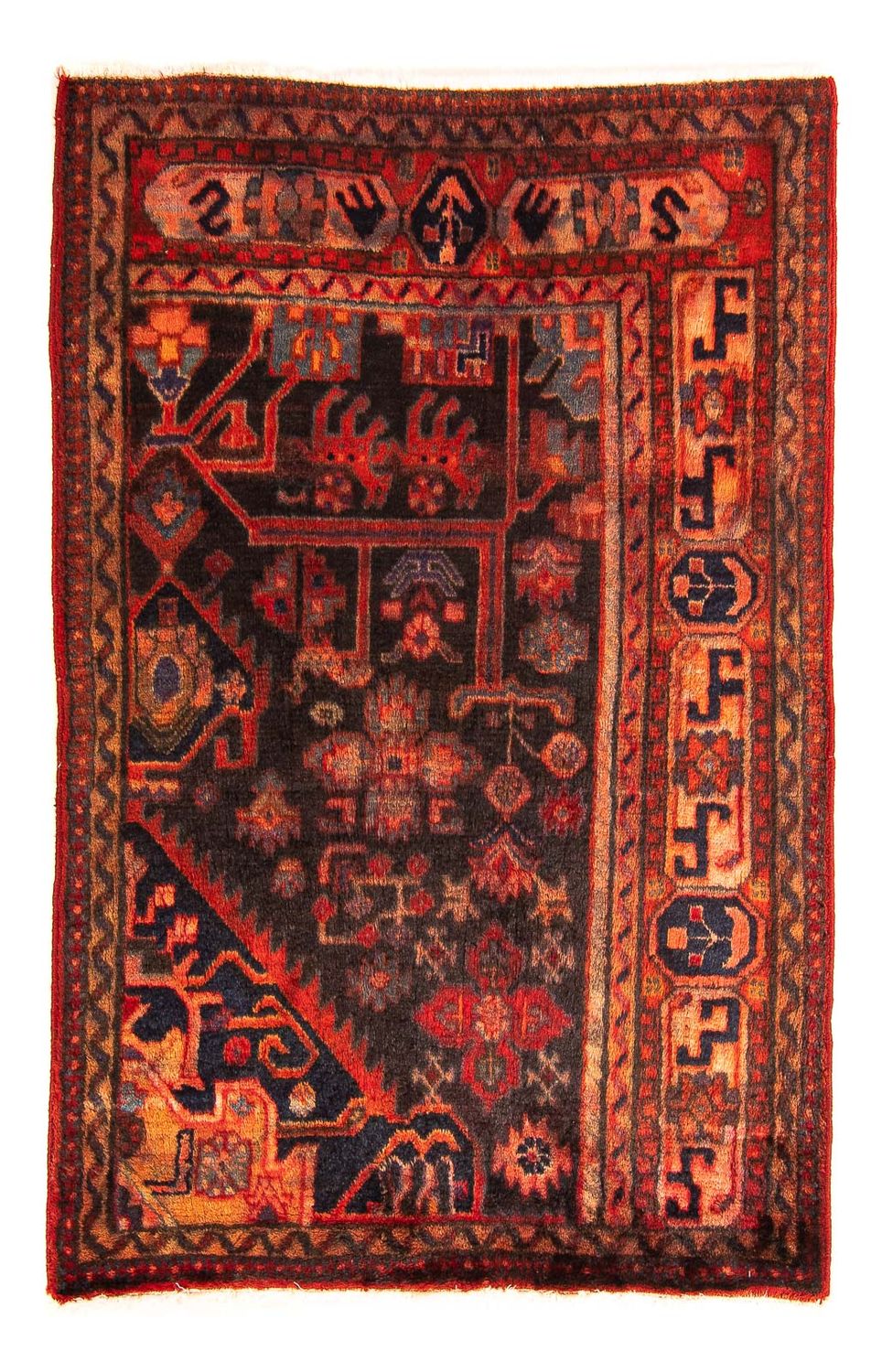 Perser Rug - Nomadic - 133 x 94 cm - multicolored