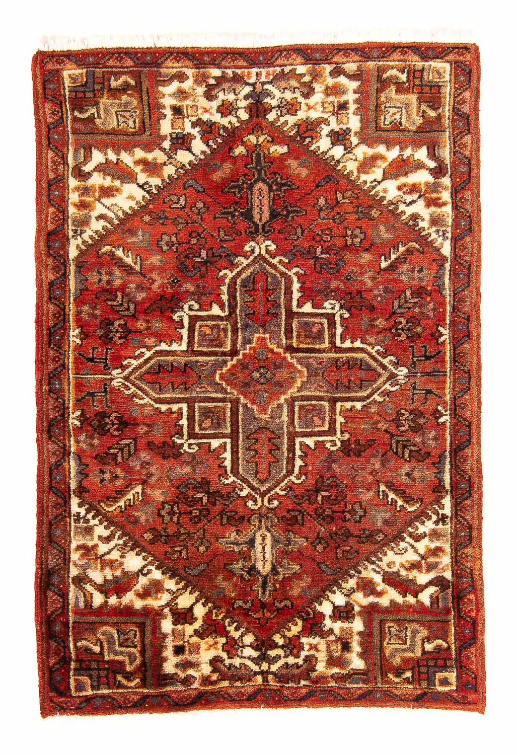 Perser Rug - Nomadic - 132 x 84 cm - rust
